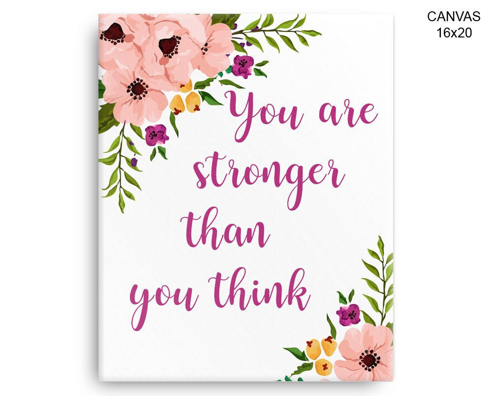 Stronger Print, Beautiful Wall Art with Frame and Canvas options available Decor