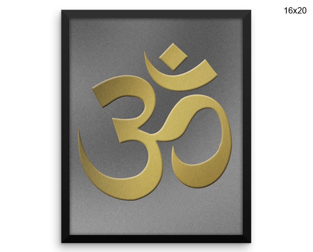 Meditation Om Print, Beautiful Wall Art with Frame and Canvas options available Spiritual Decor