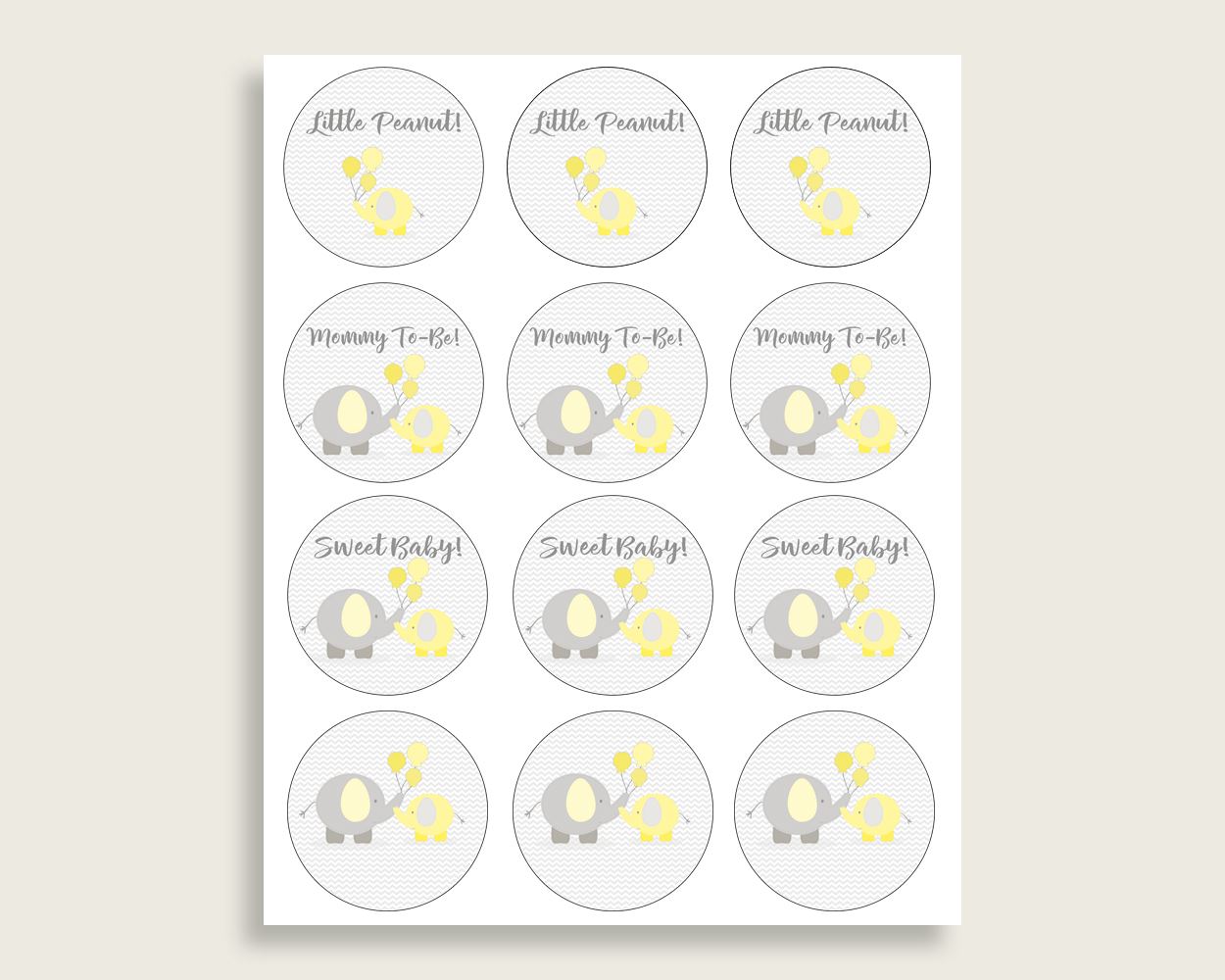 Cupcake Toppers And Wrappers Baby Shower Cupcake Toppers And Wrappers Yellow Baby Shower Cupcake Toppers And Wrappers Baby Shower W6ZPZ