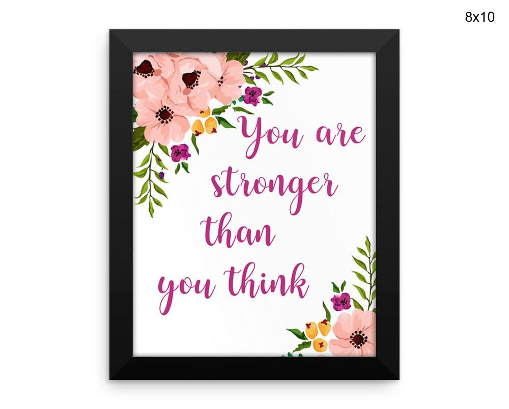 Stronger Print, Beautiful Wall Art with Frame and Canvas options available Decor