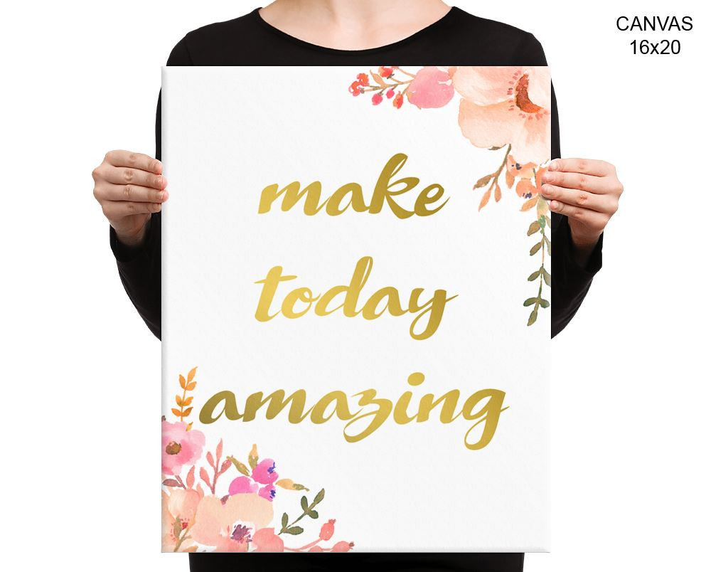 Today Inspire Print, Beautiful Wall Art with Frame and Canvas options available Decor