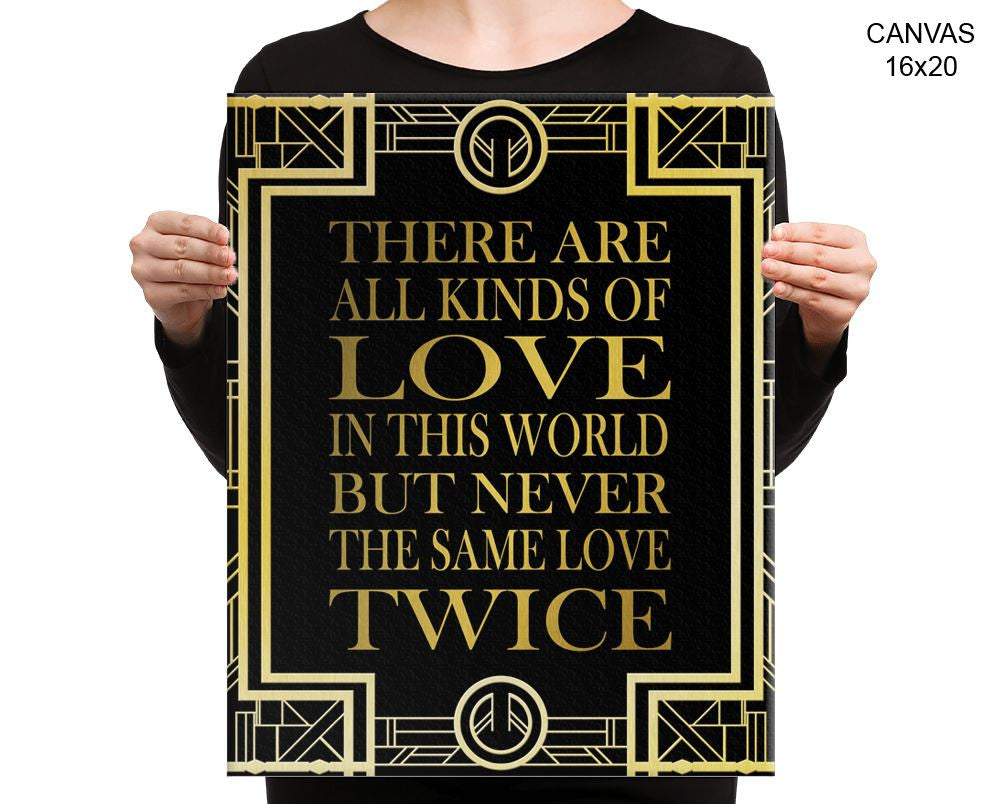 Love Gatsby Print, Beautiful Wall Art with Frame and Canvas options available Decor