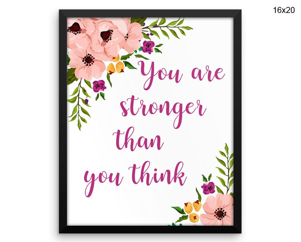 Stronger Print, Beautiful Wall Art with Frame and Canvas options available Decor