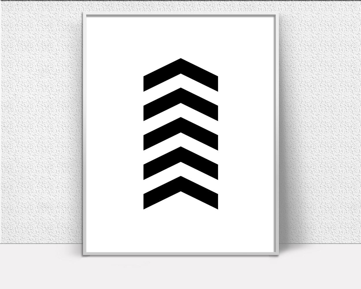 Wall Art Scandinavian Digital Print Chevron Poster Art Scandinavian Wall Art Print Chevron Wall Decor Scandinavian geometric black - Digital Download