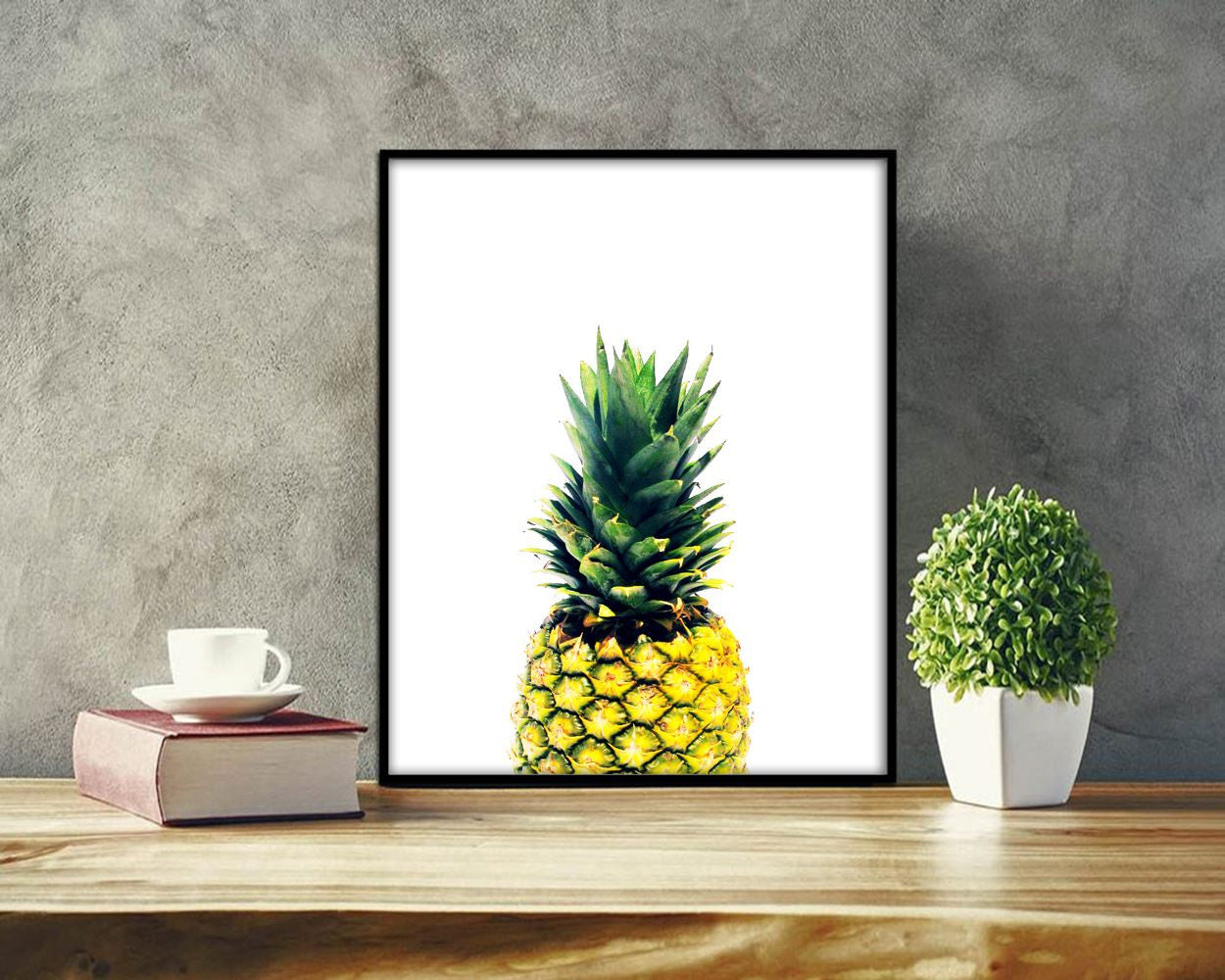 Wall Art Pineapple Digital Print Pineapple Poster Art Pineapple Wall Art Print Pineapple Nature Art Pineapple Nature Print Pineapple Wall - Digital Download