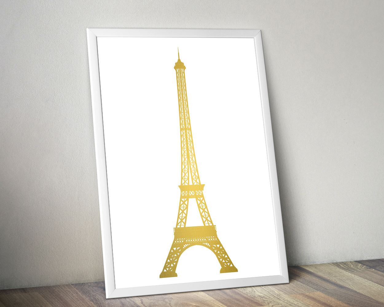 Wall Art Eiffel Tower Digital Print Eiffel Tower Poster Art Eiffel Tower Wall Art Print Eiffel Tower Wall Decor Eiffel Tower gold art decor - Digital Download