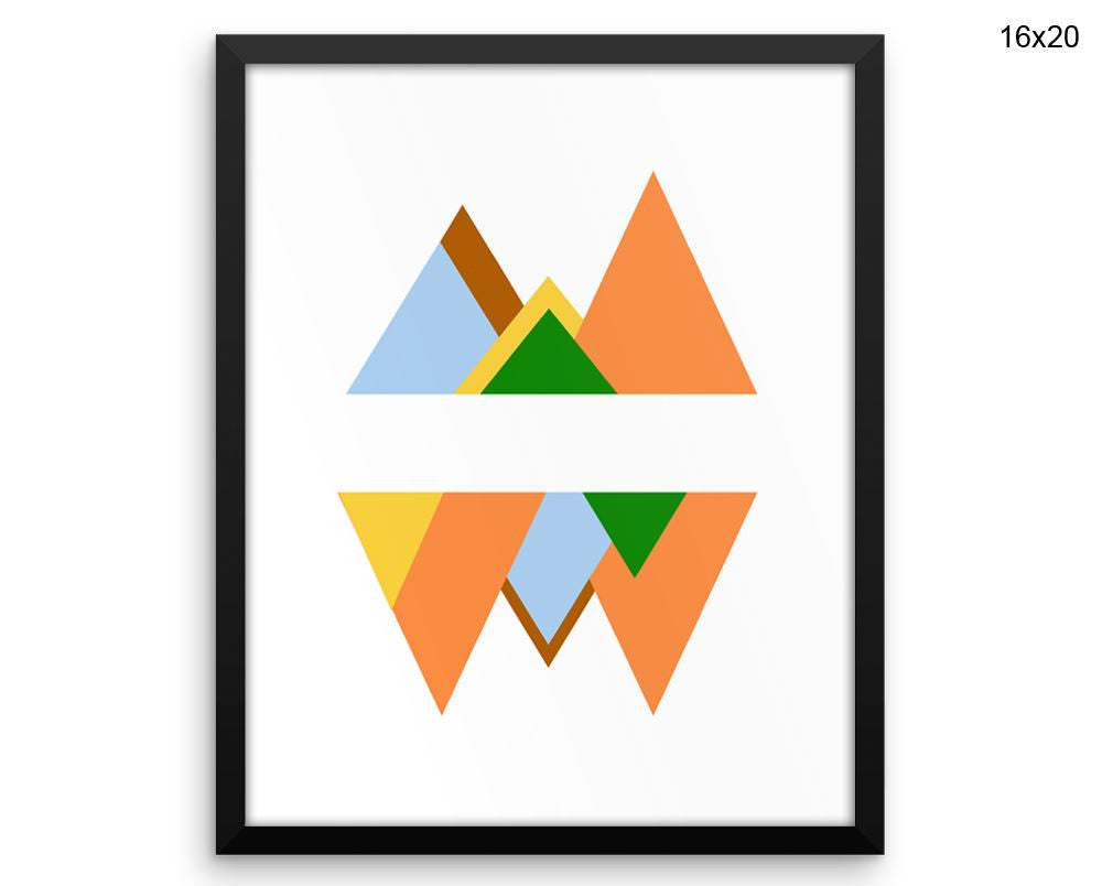 Mid Century Modern Print, Beautiful Wall Art with Frame and Canvas options available Decor