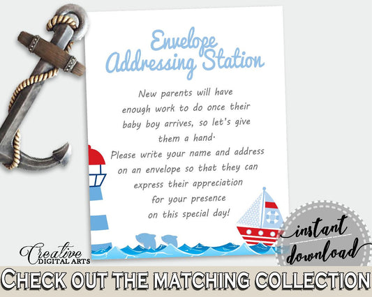 Envelope Addressing Baby Shower Envelope Addressing Nautical Baby Shower Envelope Addressing Baby Shower Nautical Envelope Addressing DHTQT - Digital Product