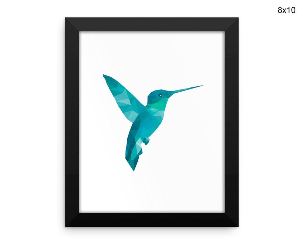 Hummingbird Print, Beautiful Wall Art with Frame and Canvas options available Bird Decor