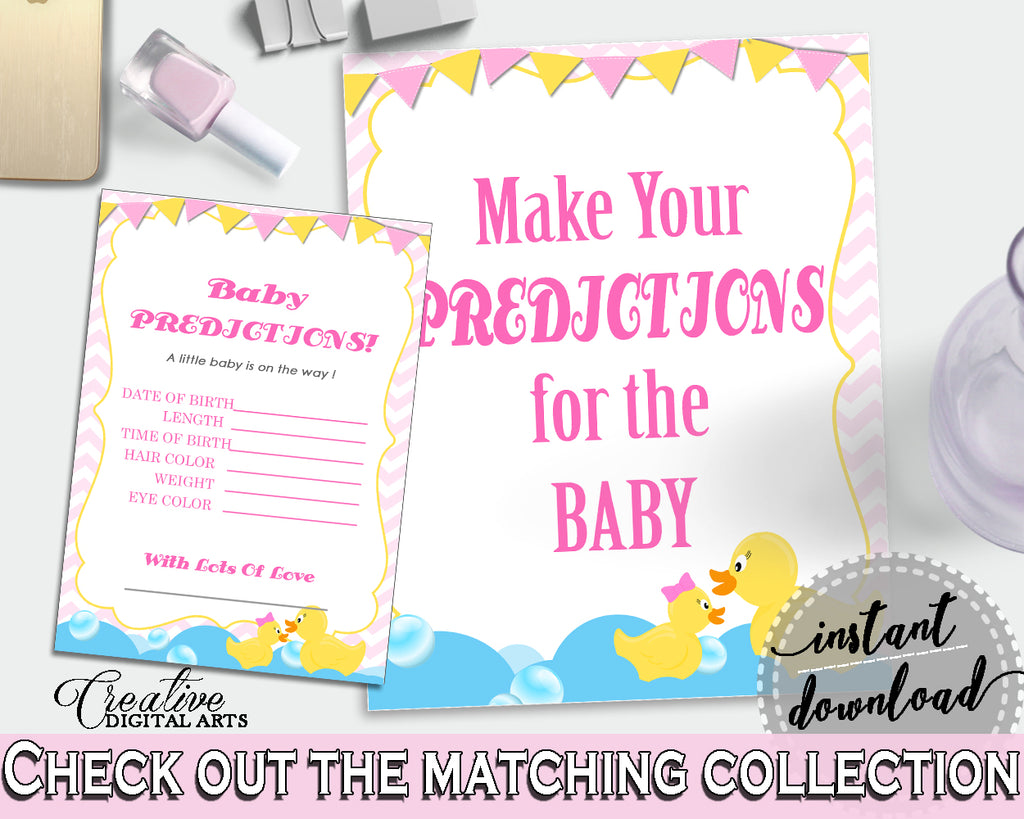 Baby Predictions Baby Shower Baby Predictions Rubber Duck Baby Shower Baby Predictions Baby Shower Rubber Duck Baby Predictions Purple rd001