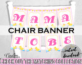 Chair Banner Baby Shower Chair Banner Rubber Duck Baby Shower Chair Banner Baby Shower Rubber Duck Chair Banner Purple Pink prints rd001