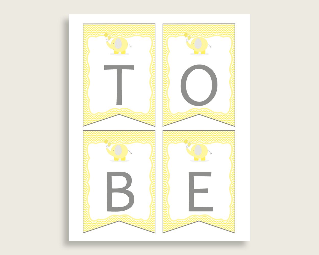 Chair Banner Baby Shower Chair Banner Yellow Baby Shower Chair Banner Baby Shower Elephant Chair Banner Yellow Gray prints pdf jpg W6ZPZ